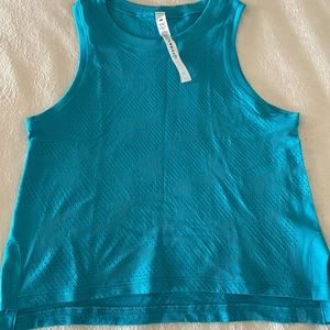 New Lululemon 2 Train toBe Tank Top *CamoTurquoise